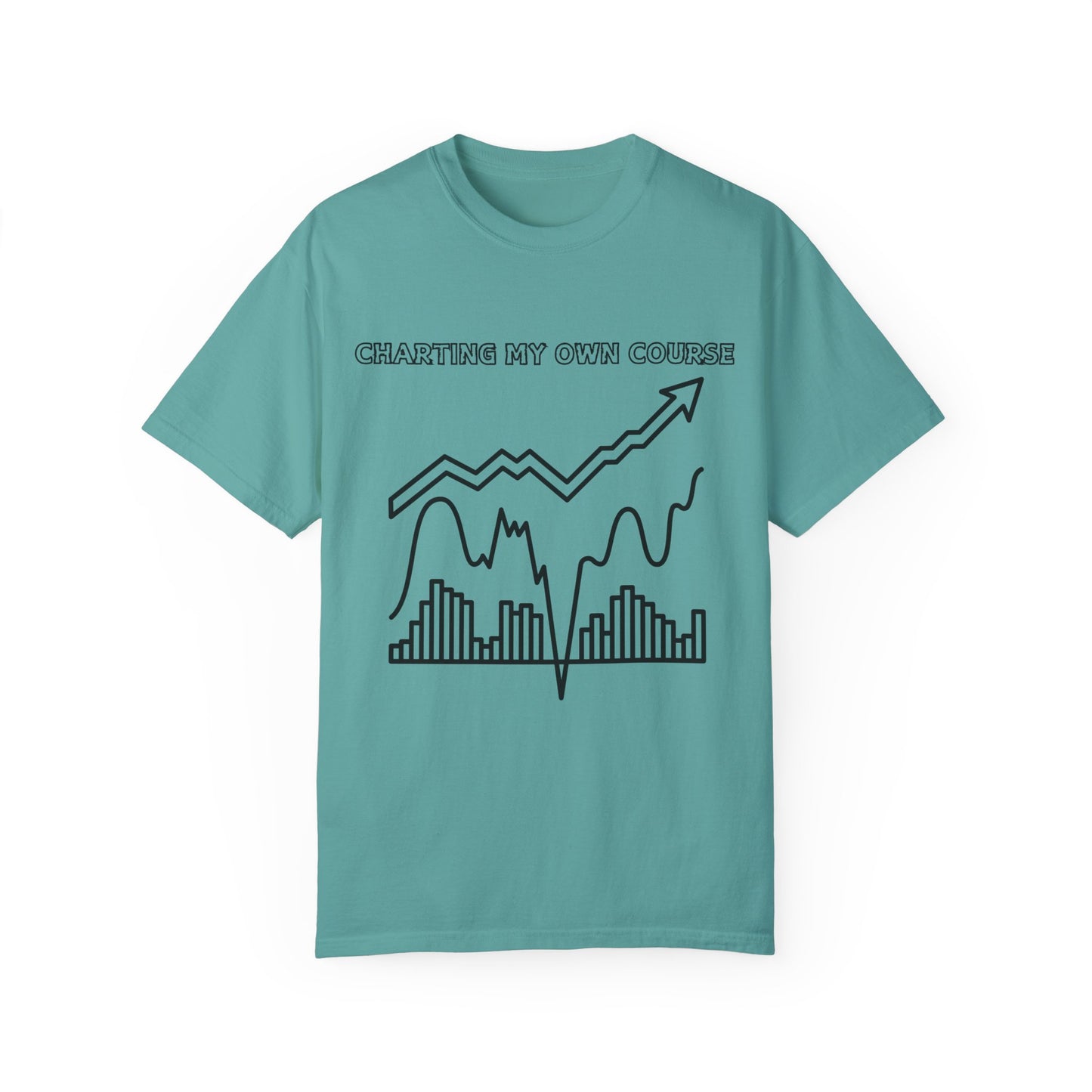 Charting my Own Course Unisex Garment-Dyed T-shirt
