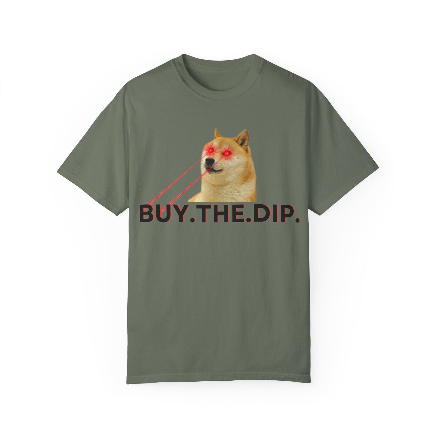 Buy The Dip Laser Eyes Unisex Garment-Dyed T-shirt