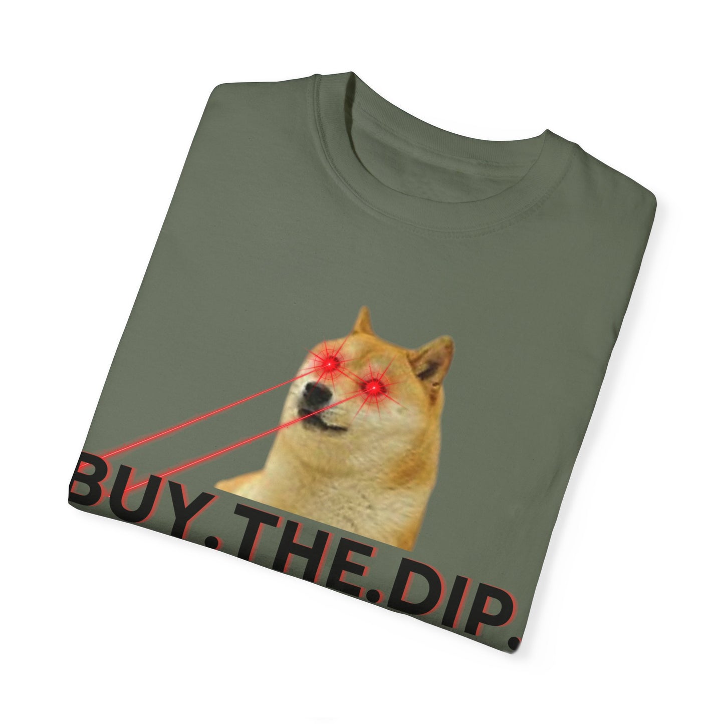 Buy The Dip Laser Eyes Unisex Garment-Dyed T-shirt