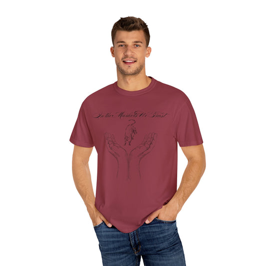 In the Markets We Trust Unisex Garment-Dyed T-shirt