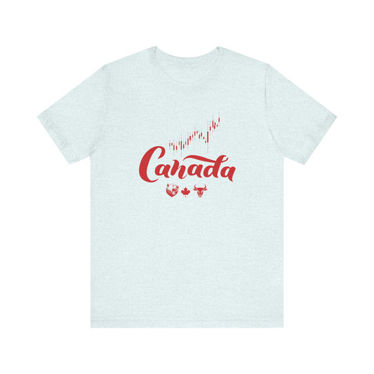 Bear Maple Bull Canada Unisex Jersey Short Sleeve Tee