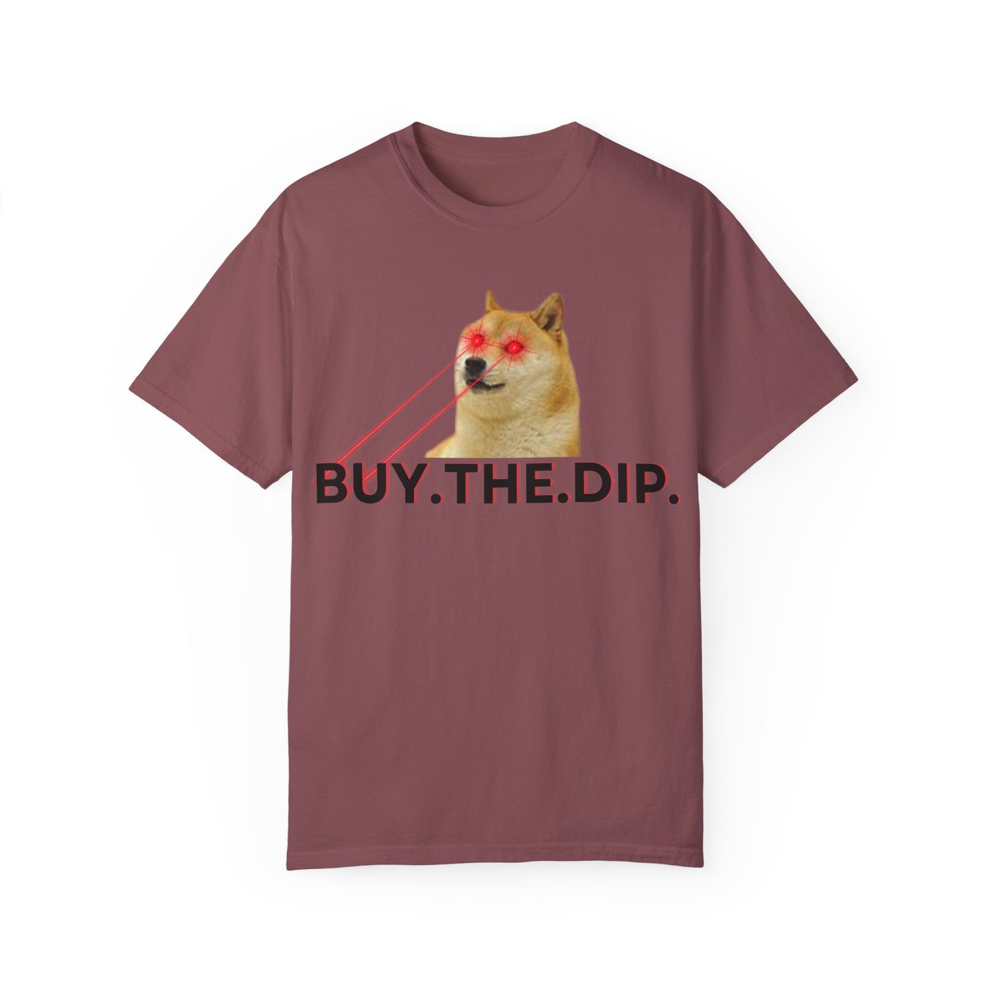 Buy The Dip Laser Eyes Unisex Garment-Dyed T-shirt