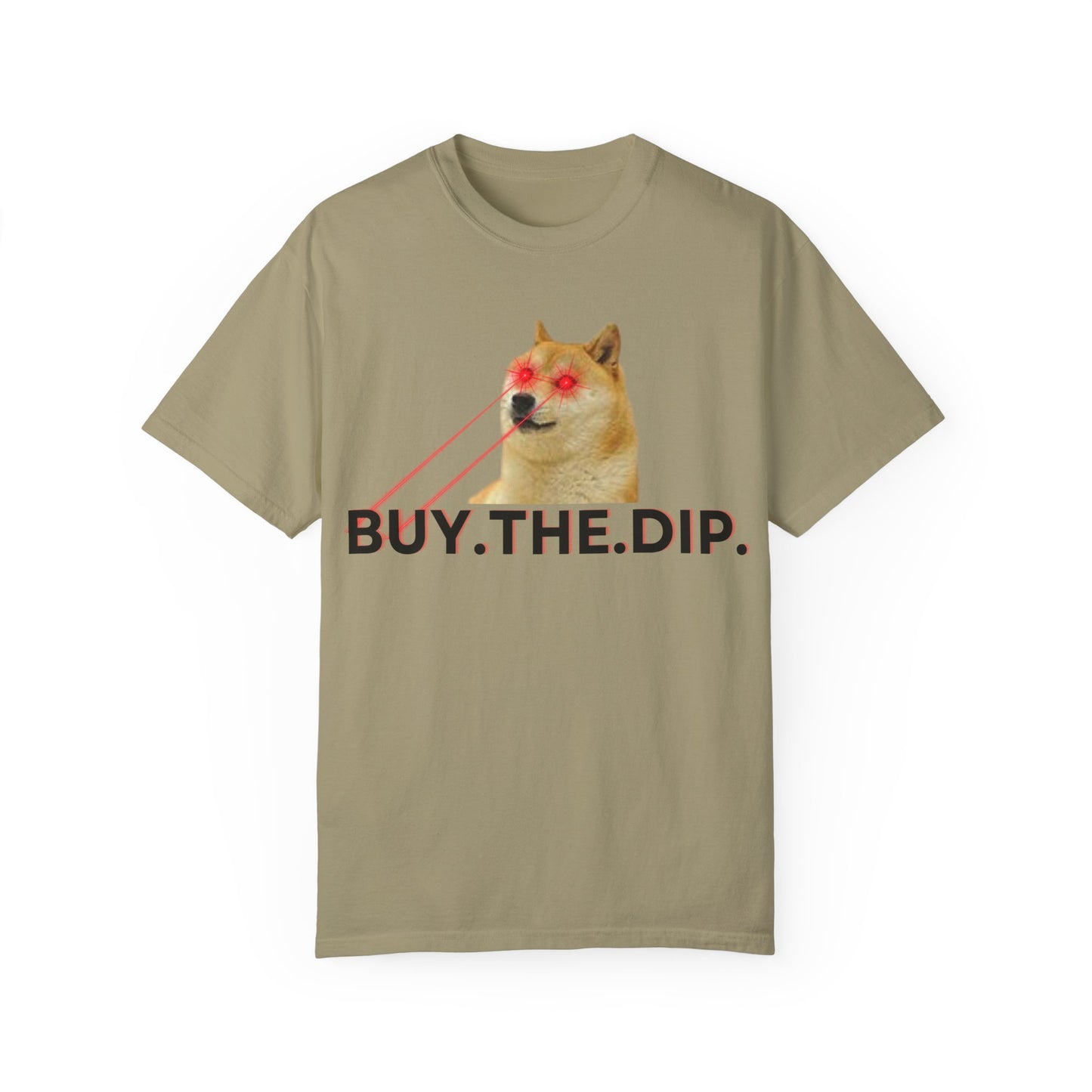 Buy The Dip Laser Eyes Unisex Garment-Dyed T-shirt