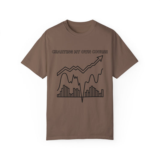 Charting my Own Course Unisex Garment-Dyed T-shirt
