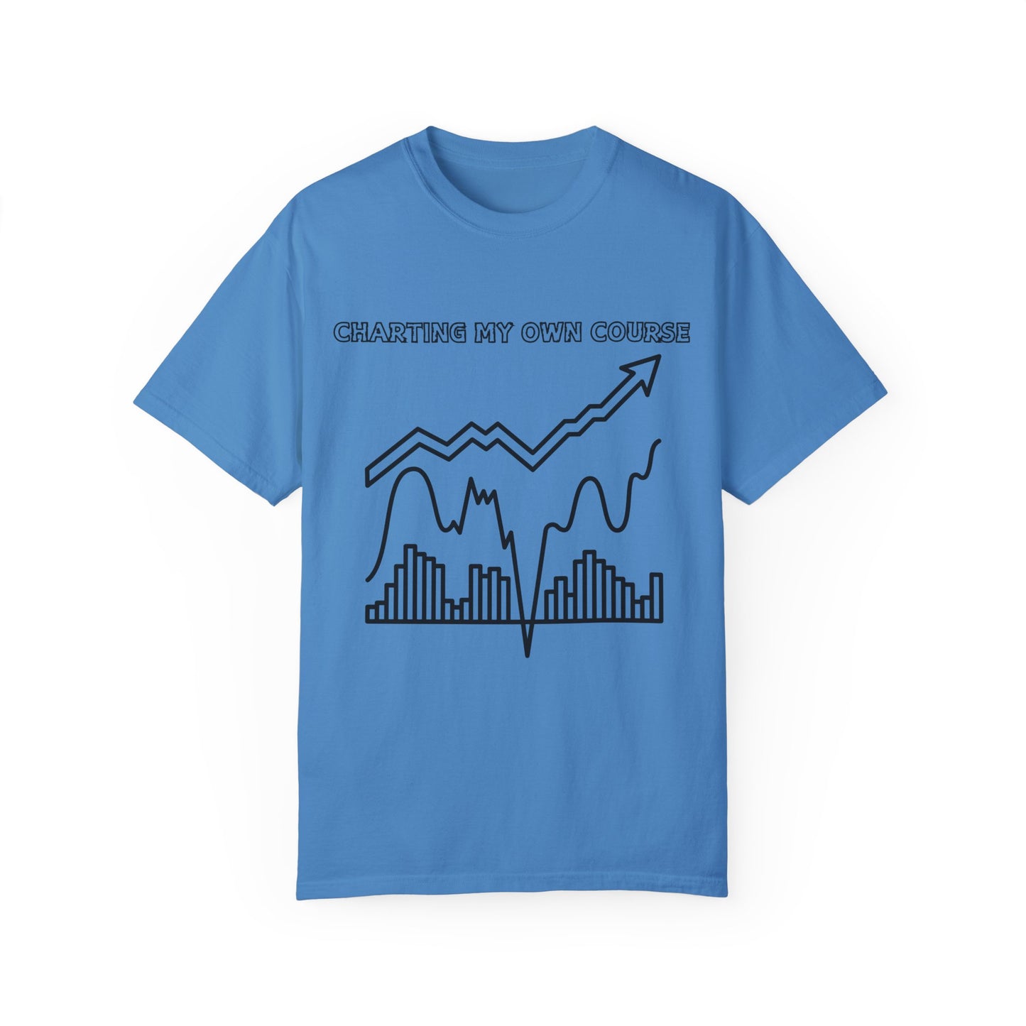 Charting my Own Course Unisex Garment-Dyed T-shirt