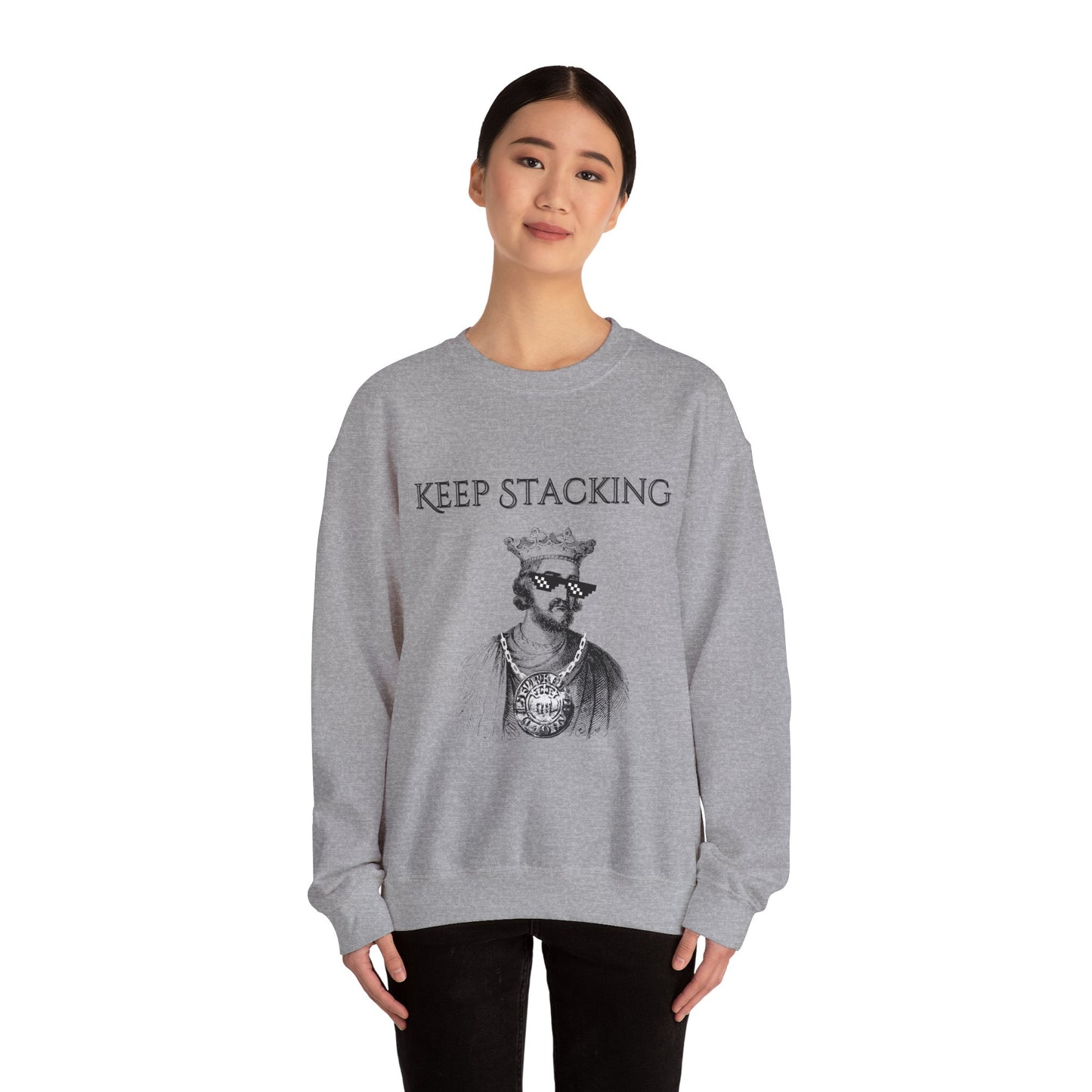 Keep Stacking Canada Unisex Heavy Blend™ Crewneck Sweatshirt
