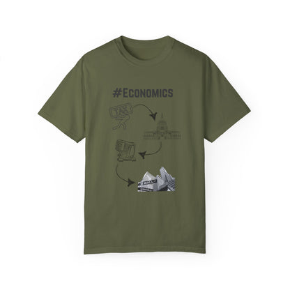 #Economics Garment-Dyed T-shirt