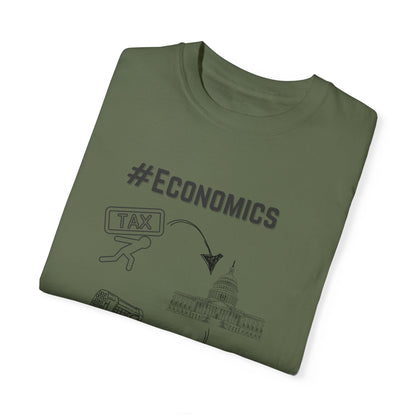 #Economics Garment-Dyed T-shirt