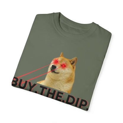 Buy The Dip Laser Eyes Unisex Garment-Dyed T-shirt