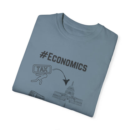 #Economics Garment-Dyed T-shirt