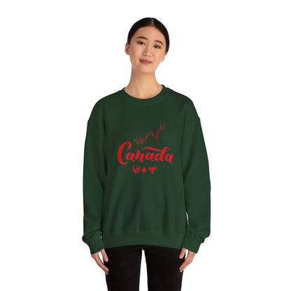 Bear Maple Bull Canada Unisex Heavy Blend™ Crewneck Sweatshirt