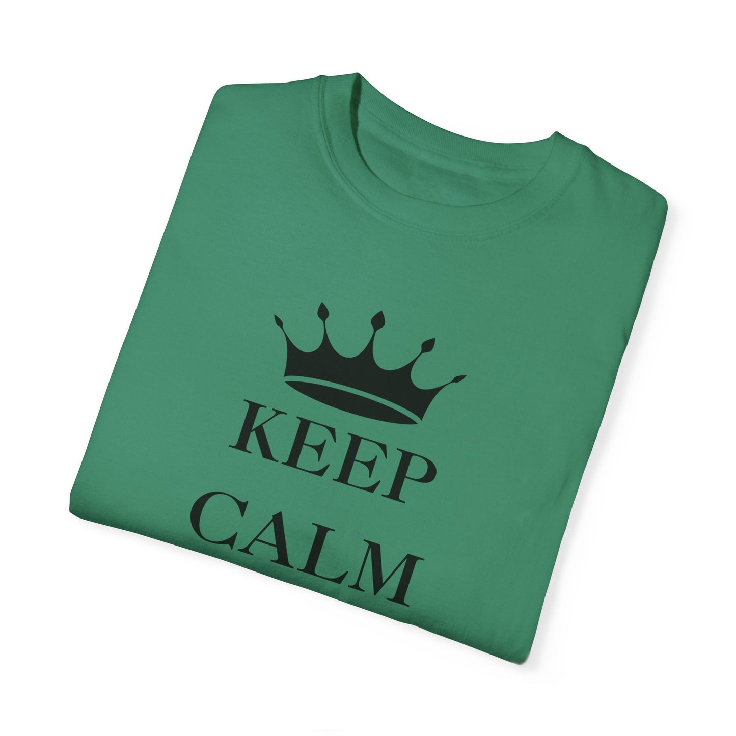 Keep Calm and Trade On Unisex Garment-Dyed T-shirt