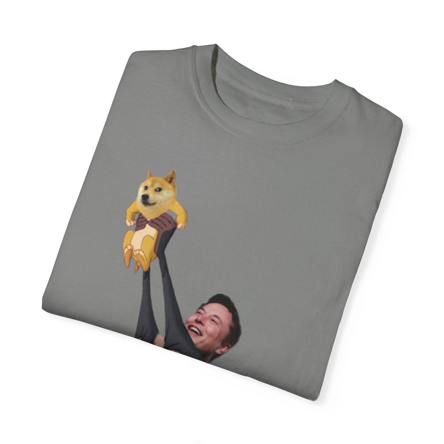 DOGE Musk Meme Unisex Garment-Dyed T-shirt
