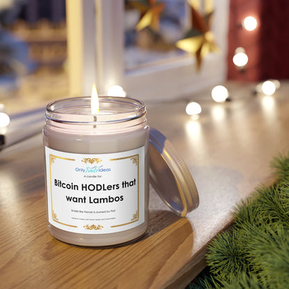 BTC HODLers want Lambos Style Scented Candles, 9oz