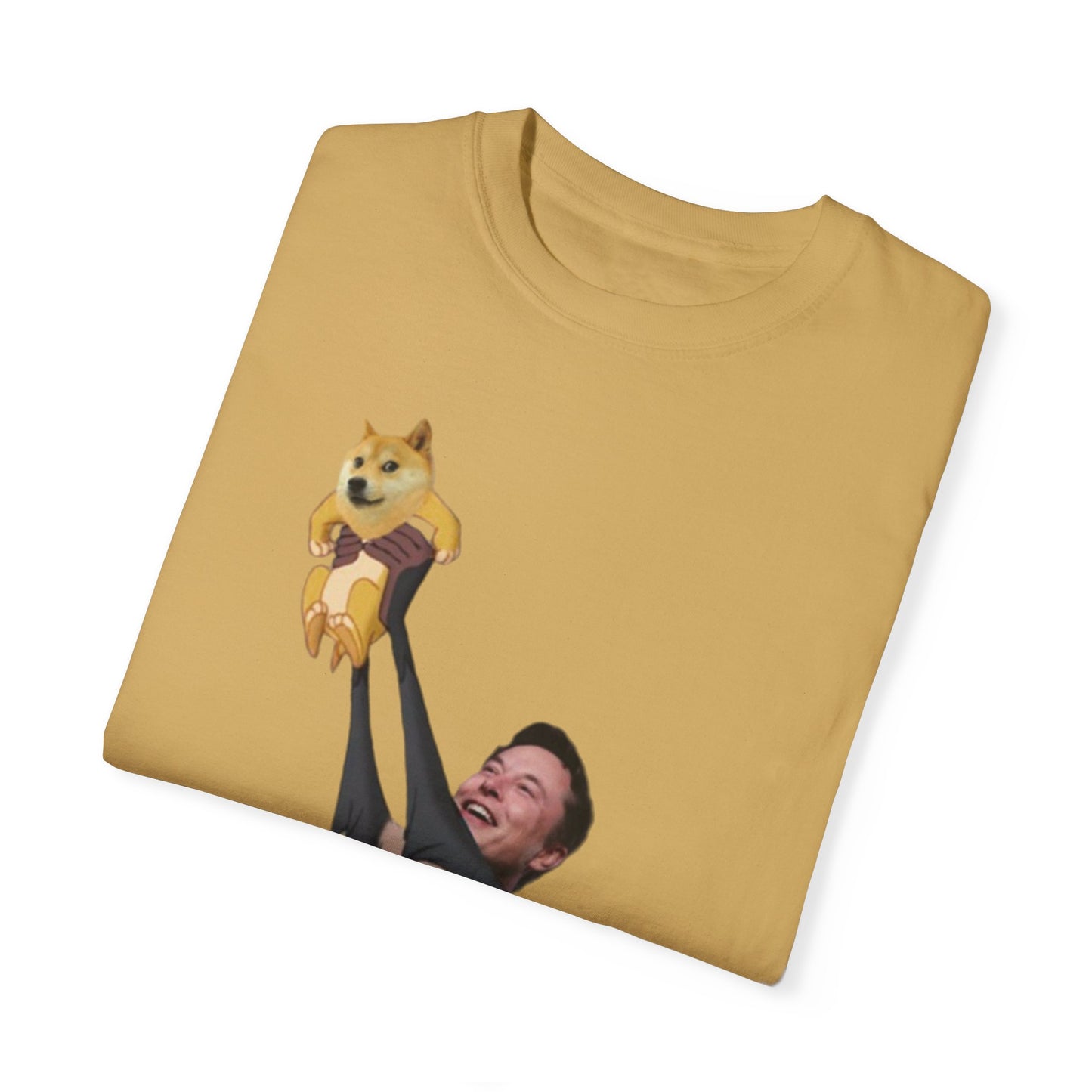 DOGE Musk Meme Unisex Garment-Dyed T-shirt