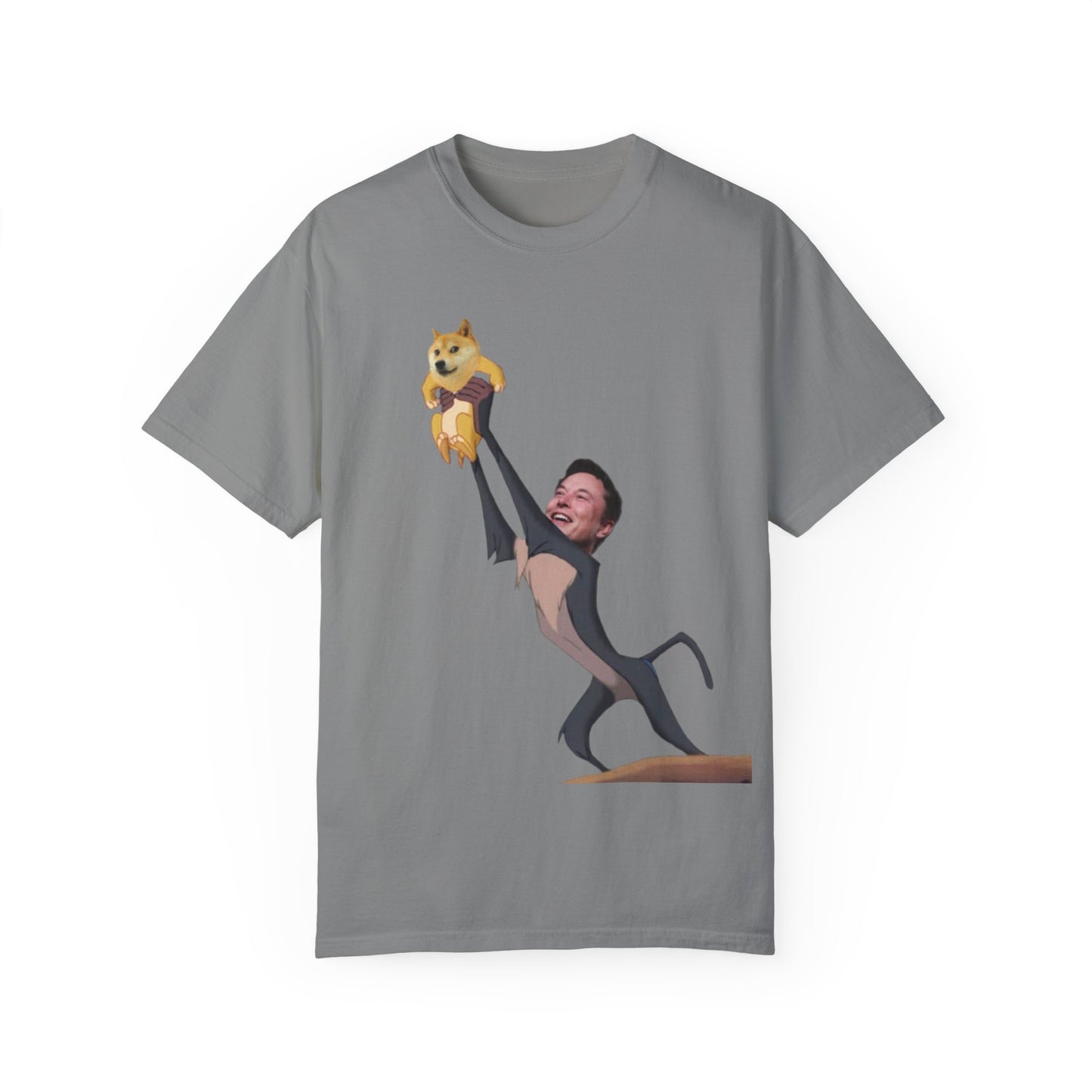 DOGE Musk Meme Unisex Garment-Dyed T-shirt