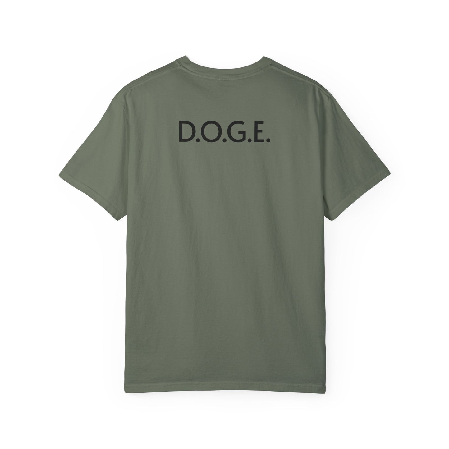 DOGE Musk Meme Unisex Garment-Dyed T-shirt