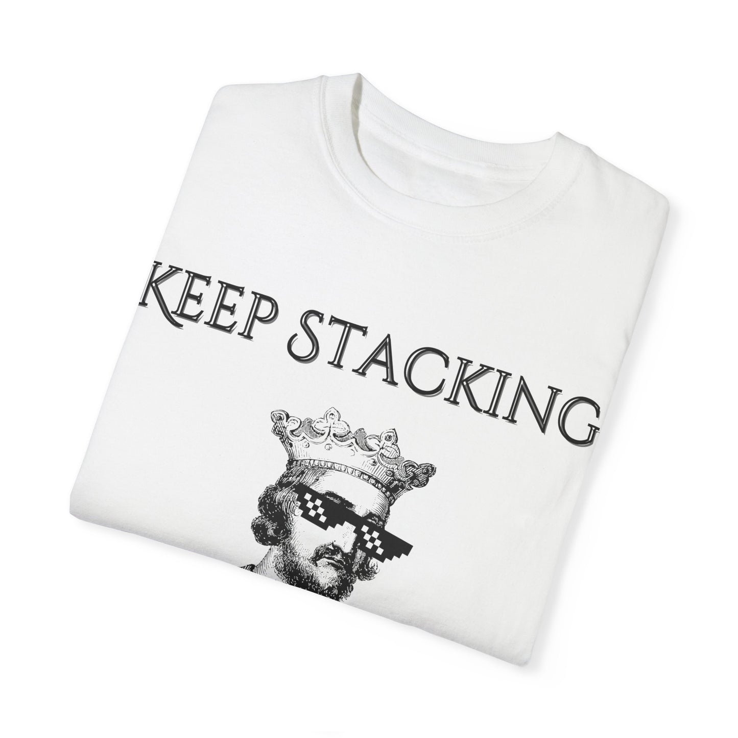 King Henry III Silver Stacker Unisex Garment-Dyed T-shirt