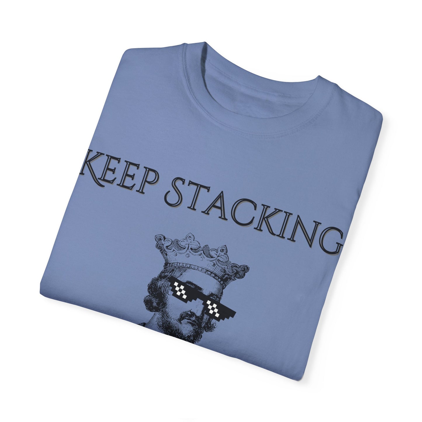 King Henry III Silver Stacker Unisex Garment-Dyed T-shirt