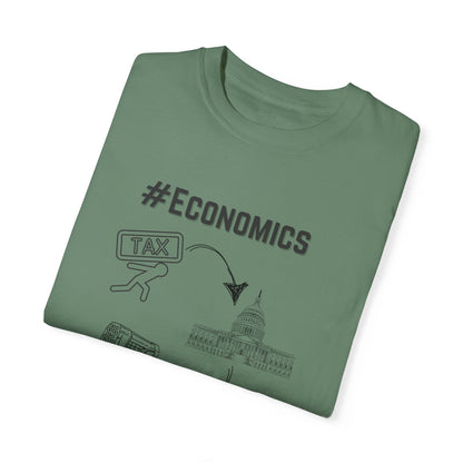 #Economics Garment-Dyed T-shirt