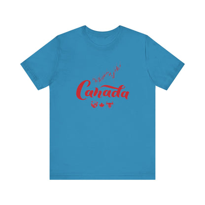 Bear Maple Bull Canada Unisex Jersey Short Sleeve Tee