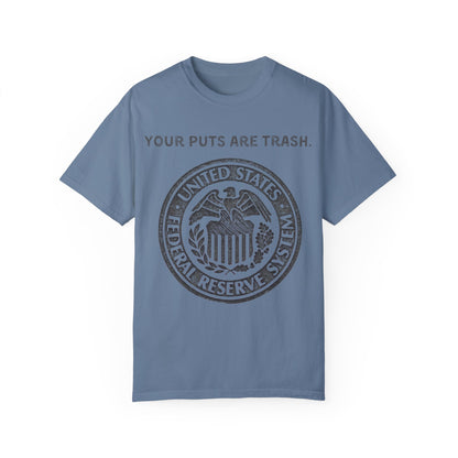 Powell Puts are Trash Unisex Garment-Dyed T-shirt