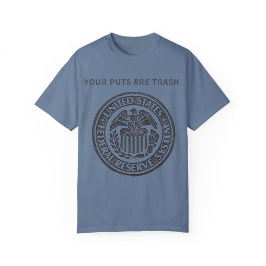 Powell Puts are Trash Unisex Garment-Dyed T-shirt