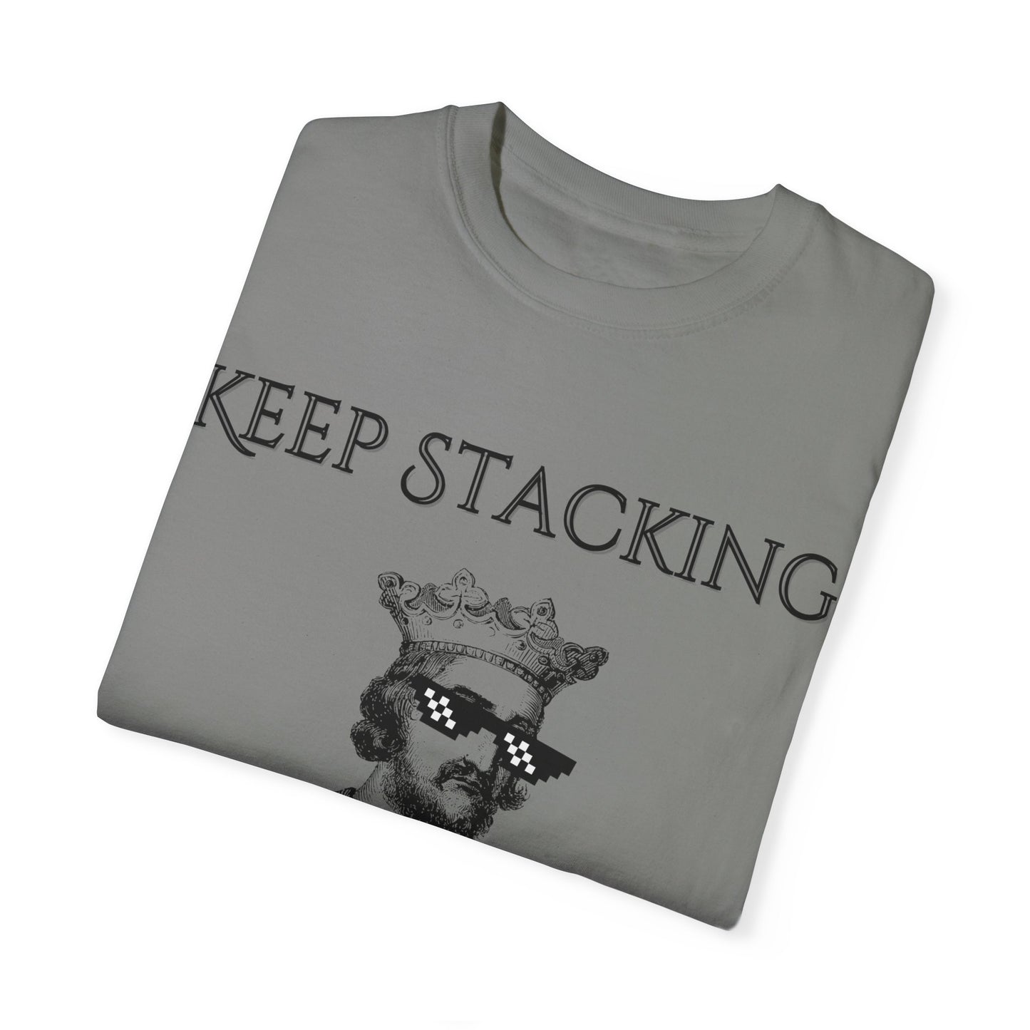 King Henry III Silver Stacker Unisex Garment-Dyed T-shirt