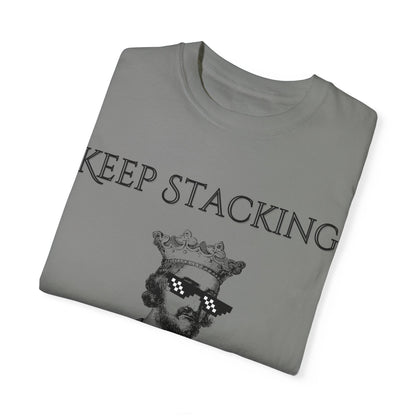 King Henry III Silver Stacker Unisex Garment-Dyed T-shirt
