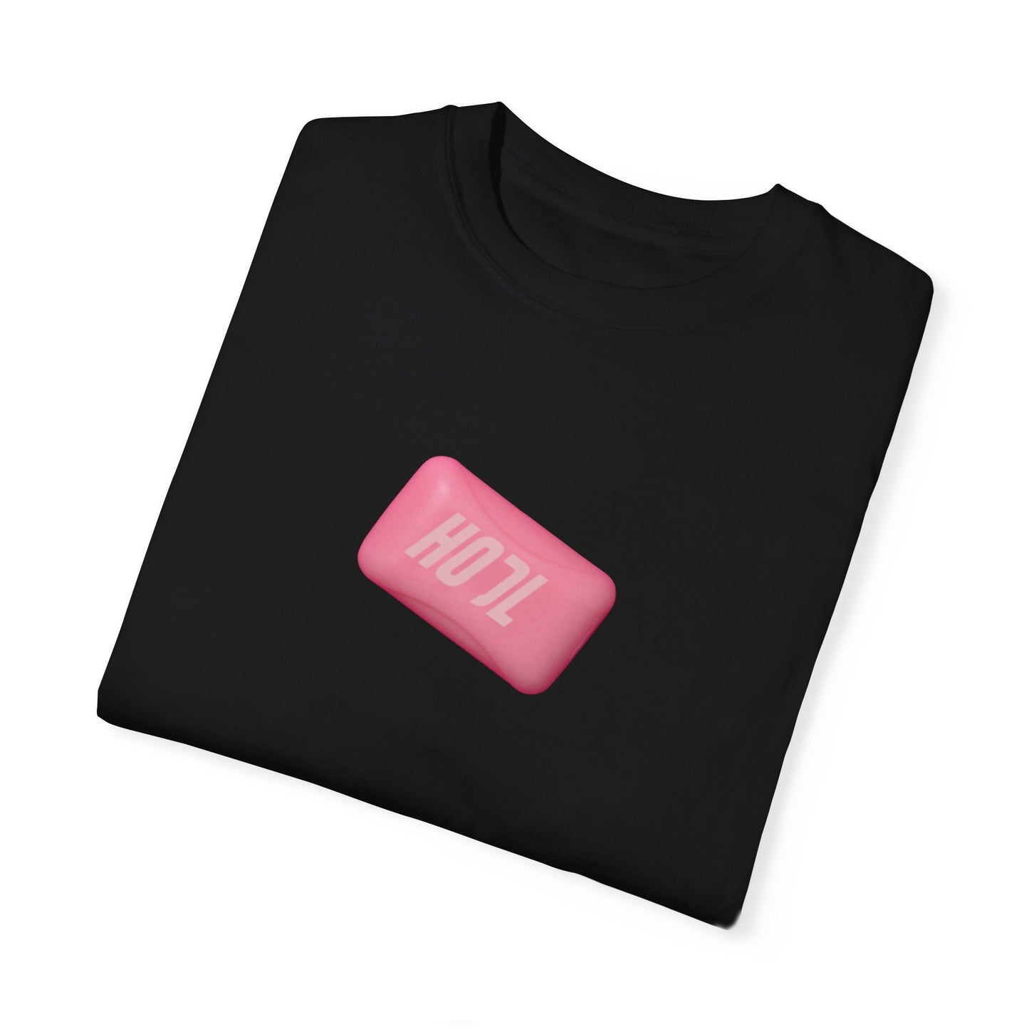 HODL Pink Soap BTC Unisex Garment-Dyed T-shirt