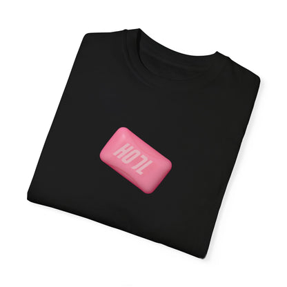 HODL Pink Soap BTC Unisex Garment-Dyed T-shirt