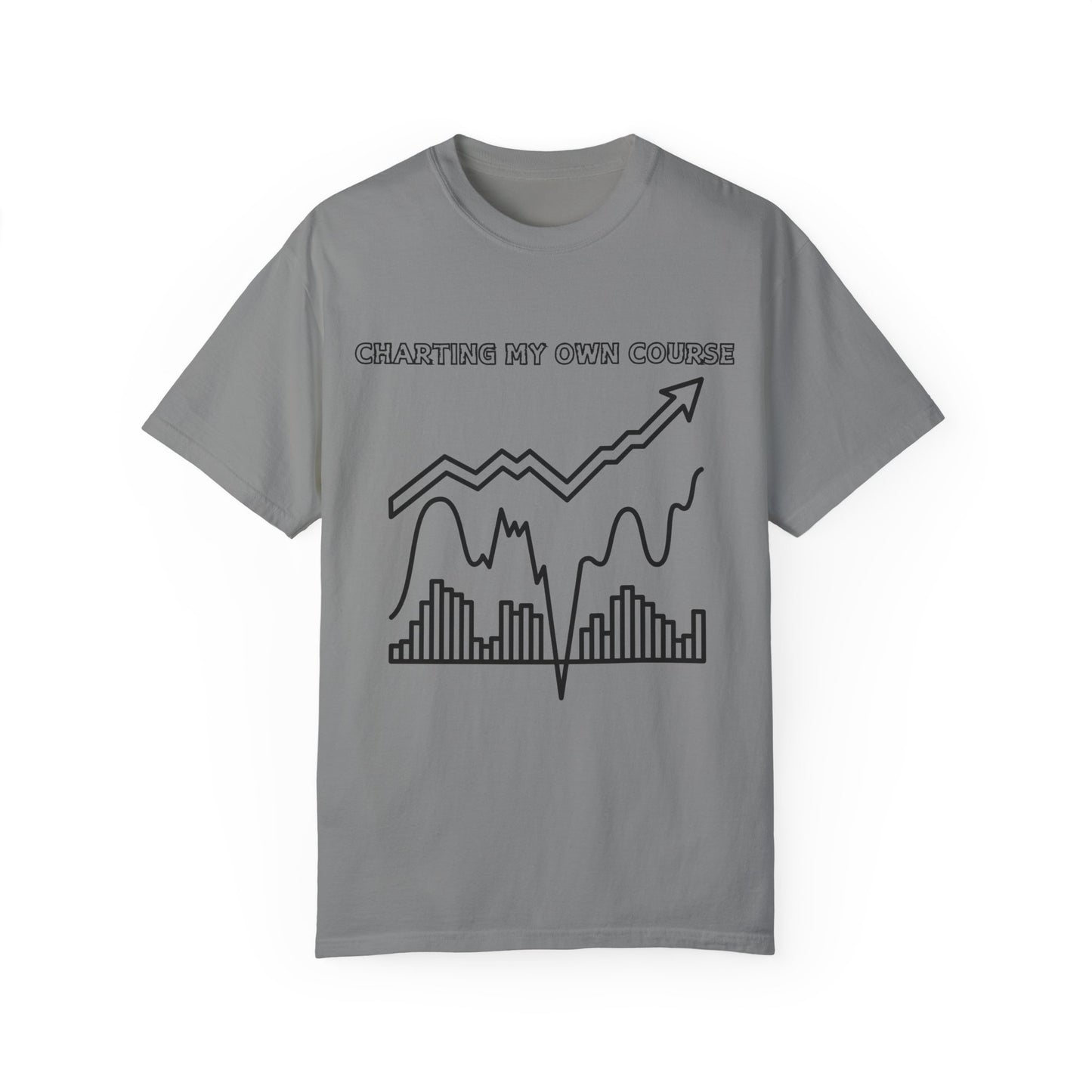 Charting my Own Course Unisex Garment-Dyed T-shirt