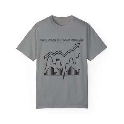 Charting my Own Course Unisex Garment-Dyed T-shirt