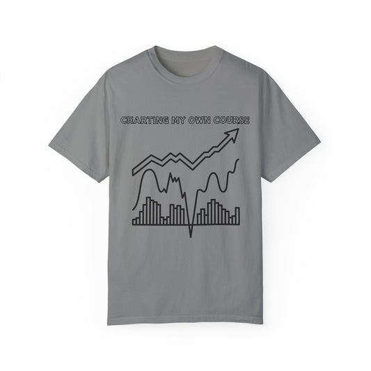 Charting my Own Course Unisex Garment-Dyed T-shirt