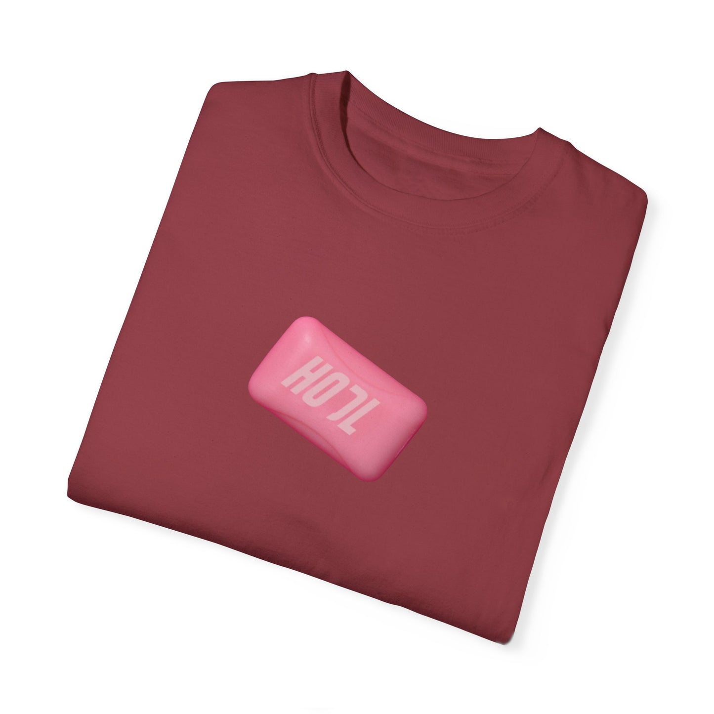 HODL Pink Soap BTC Unisex Garment-Dyed T-shirt