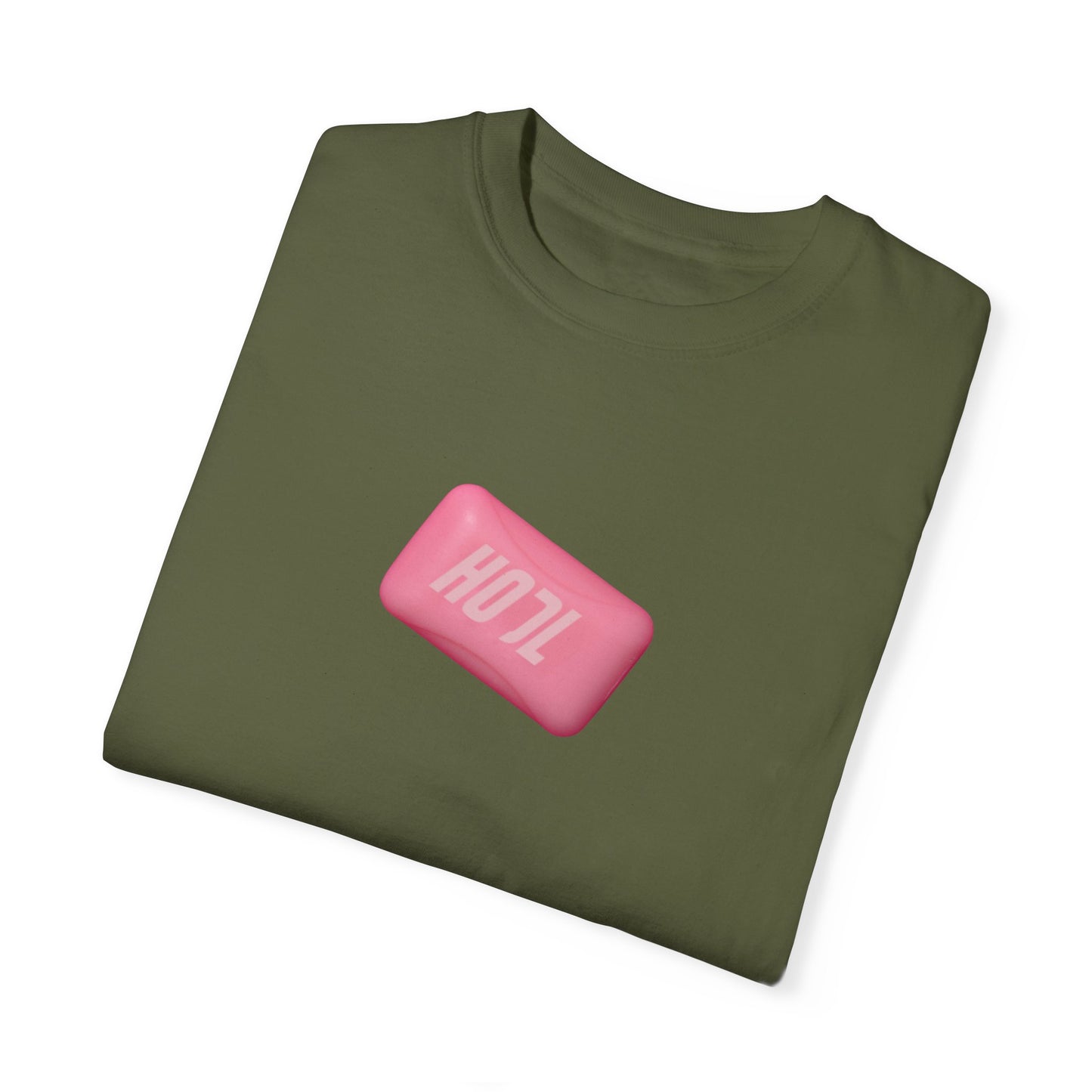 HODL Pink Soap BTC Unisex Garment-Dyed T-shirt