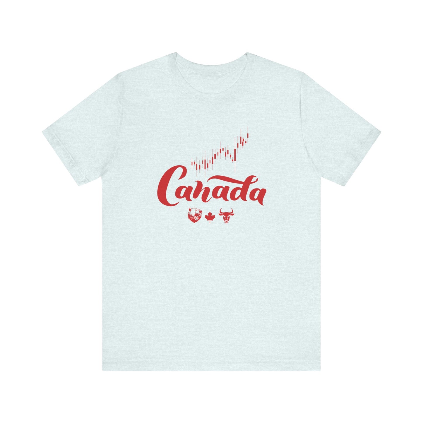 Bear Maple Bull Canada Unisex Jersey Short Sleeve Tee