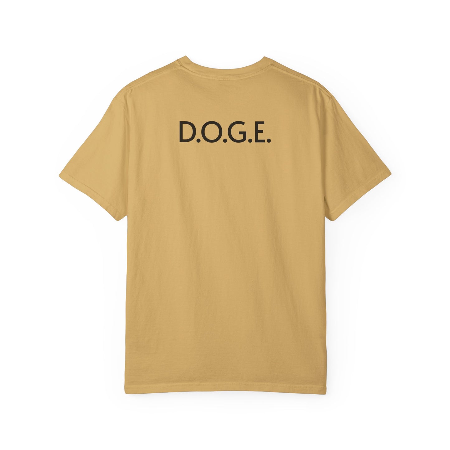 DOGE Musk Meme Unisex Garment-Dyed T-shirt