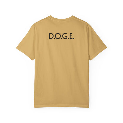 DOGE Musk Meme Unisex Garment-Dyed T-shirt
