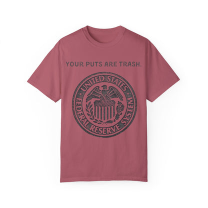 Powell Puts are Trash Unisex Garment-Dyed T-shirt