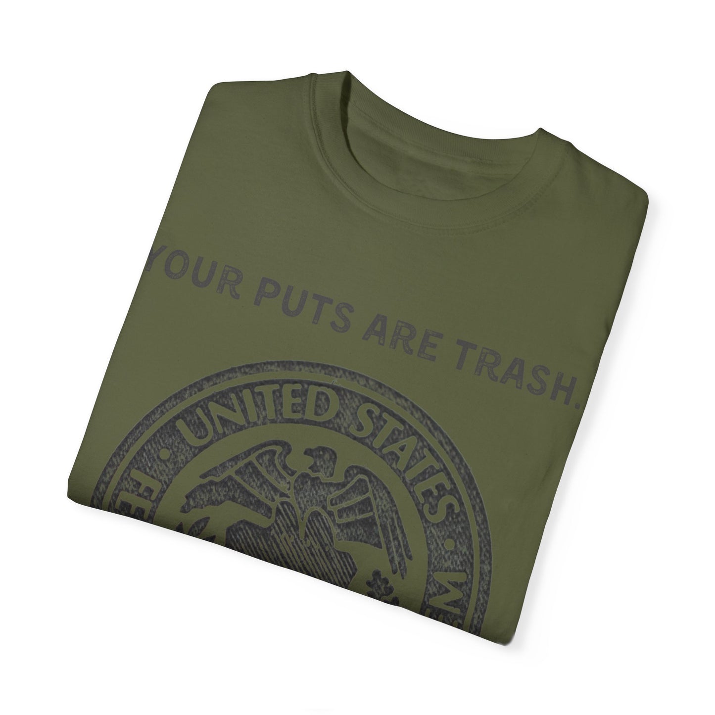 Powell Puts are Trash Unisex Garment-Dyed T-shirt