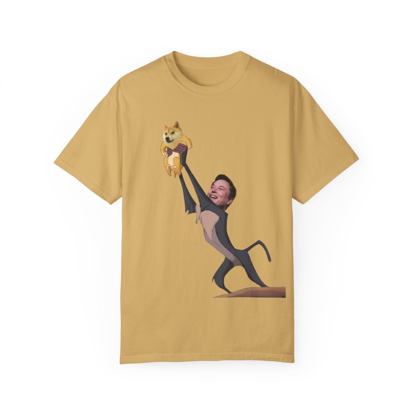 DOGE Musk Meme Unisex Garment-Dyed T-shirt