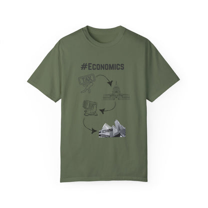 #Economics Garment-Dyed T-shirt