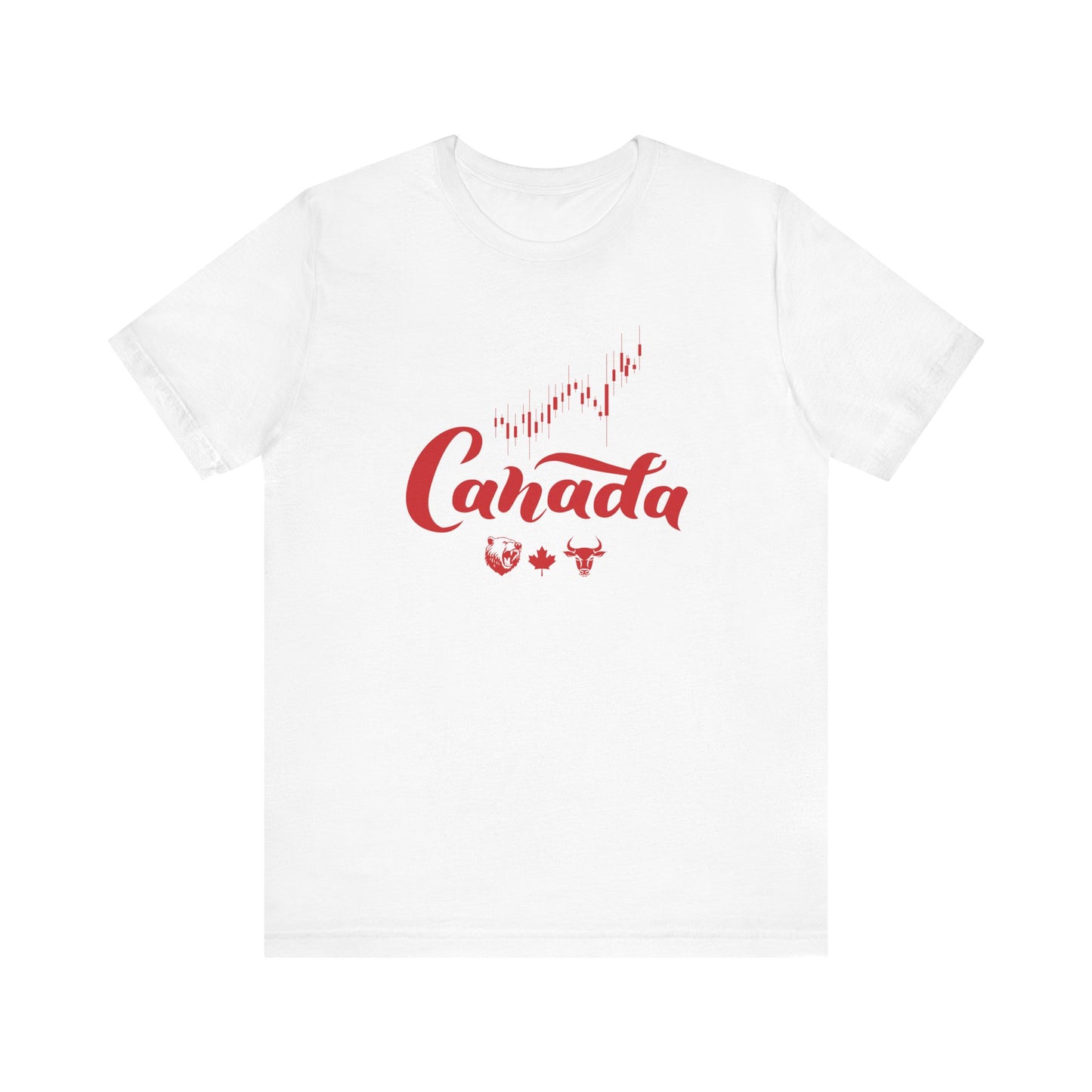 Bear Maple Bull Canada Unisex Jersey Short Sleeve Tee
