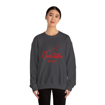 Bear Maple Bull Canada Unisex Heavy Blend™ Crewneck Sweatshirt