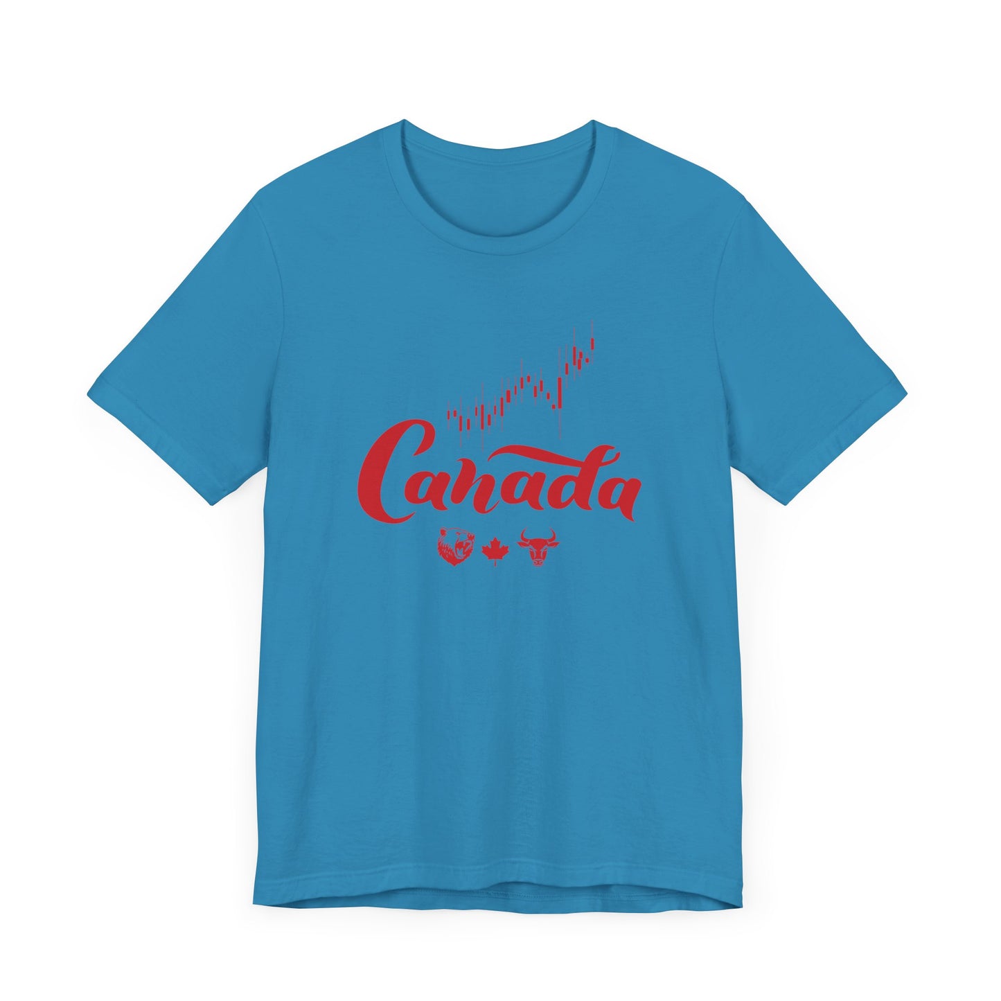 Bear Maple Bull Canada Unisex Jersey Short Sleeve Tee