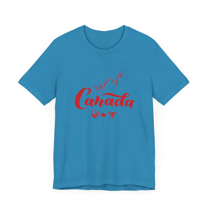Bear Maple Bull Canada Unisex Jersey Short Sleeve Tee