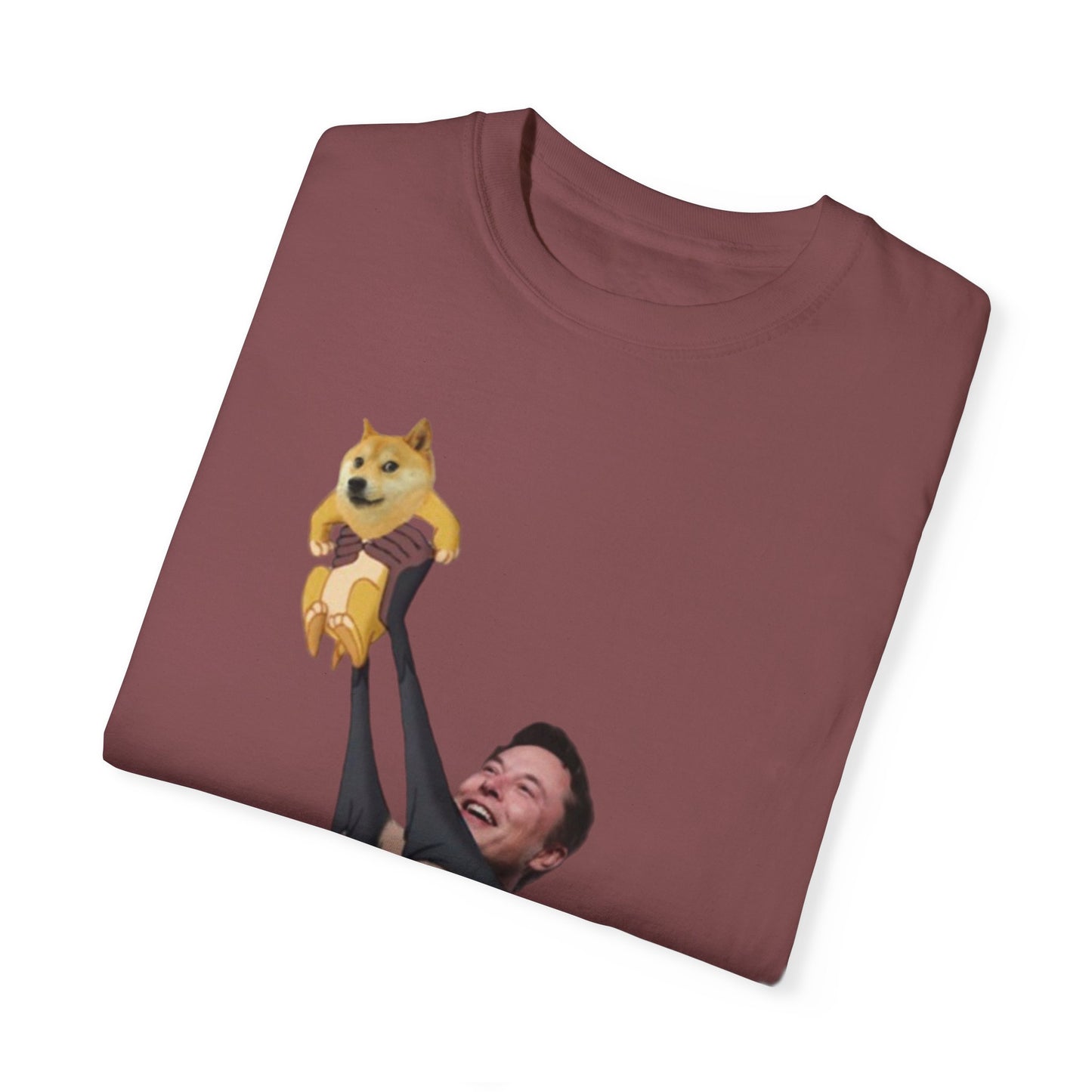 DOGE Musk Meme Unisex Garment-Dyed T-shirt