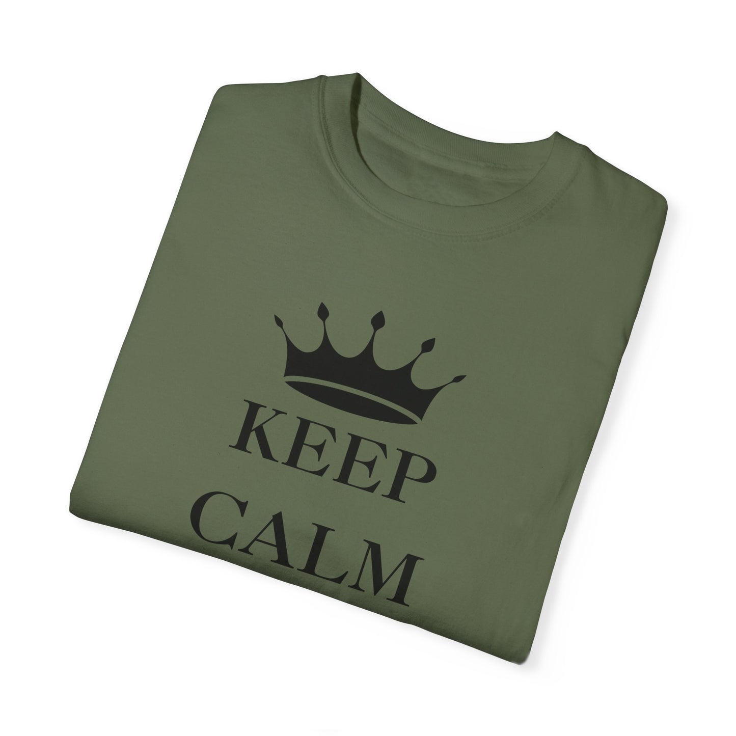 Keep Calm and Trade On Unisex Garment-Dyed T-shirt