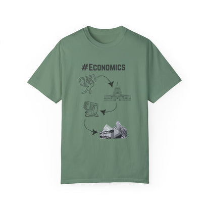 #Economics Garment-Dyed T-shirt